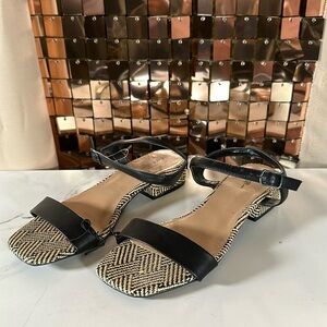 NWOT George Boho Style Size 8 Sandal with 1 Inch Heel